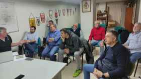 Reunión de Requejo con la Federación de Fútbol y los clubes de la ciudad de Zamora.