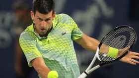 Novak Djokovic, en un partido de tenis