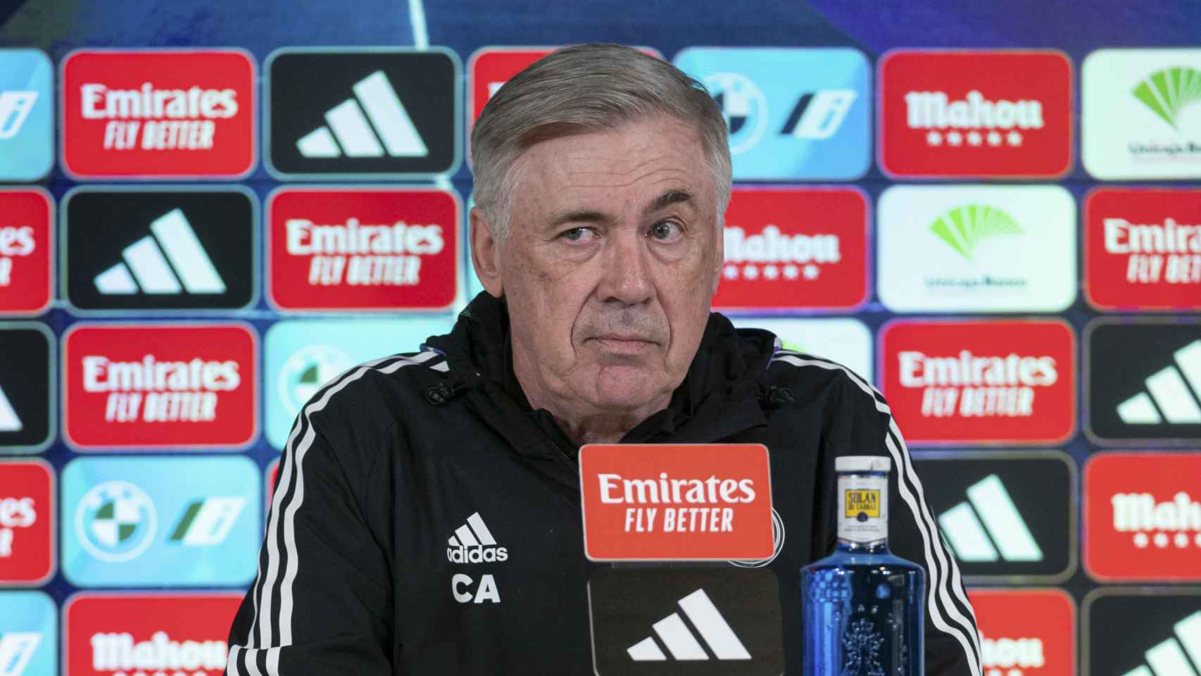 Carlo Ancelotti, en rueda de prensa