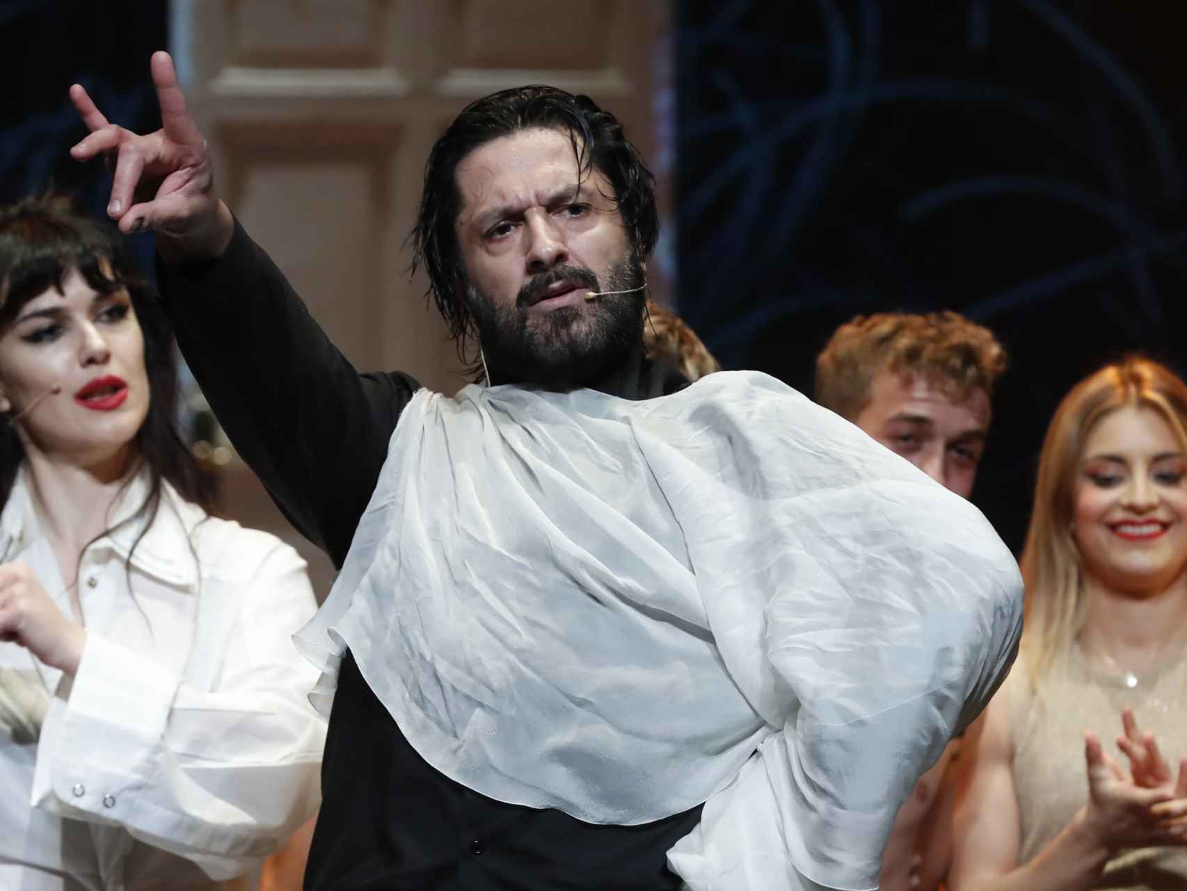 The bailaor Rafael Amargo during the performance of 'Yerma', his last show, in 2020.