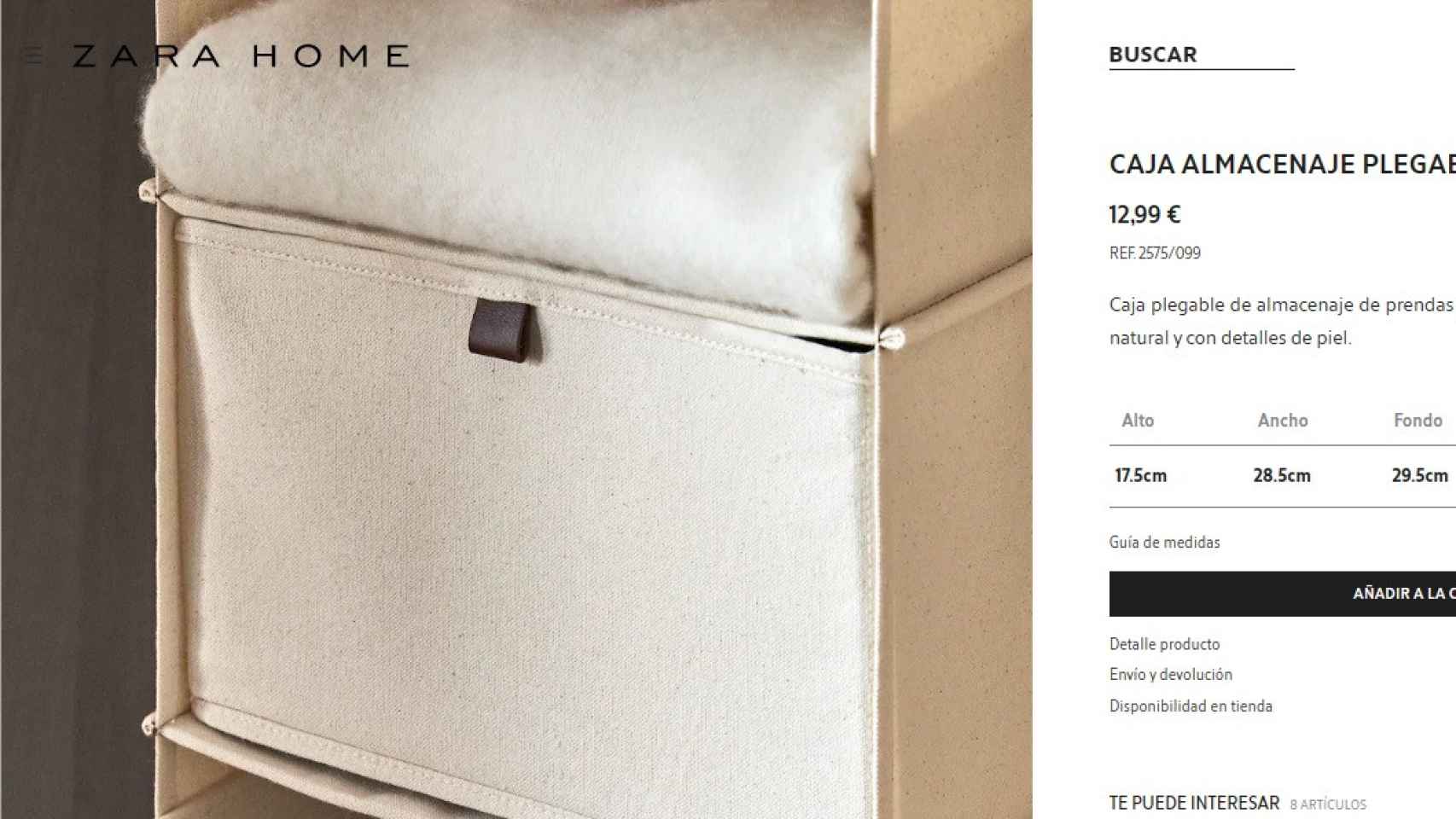 Se acabó el acumular ropa en el armario: Zara Home ha lanzado las nuevas  cajas de almacenaje