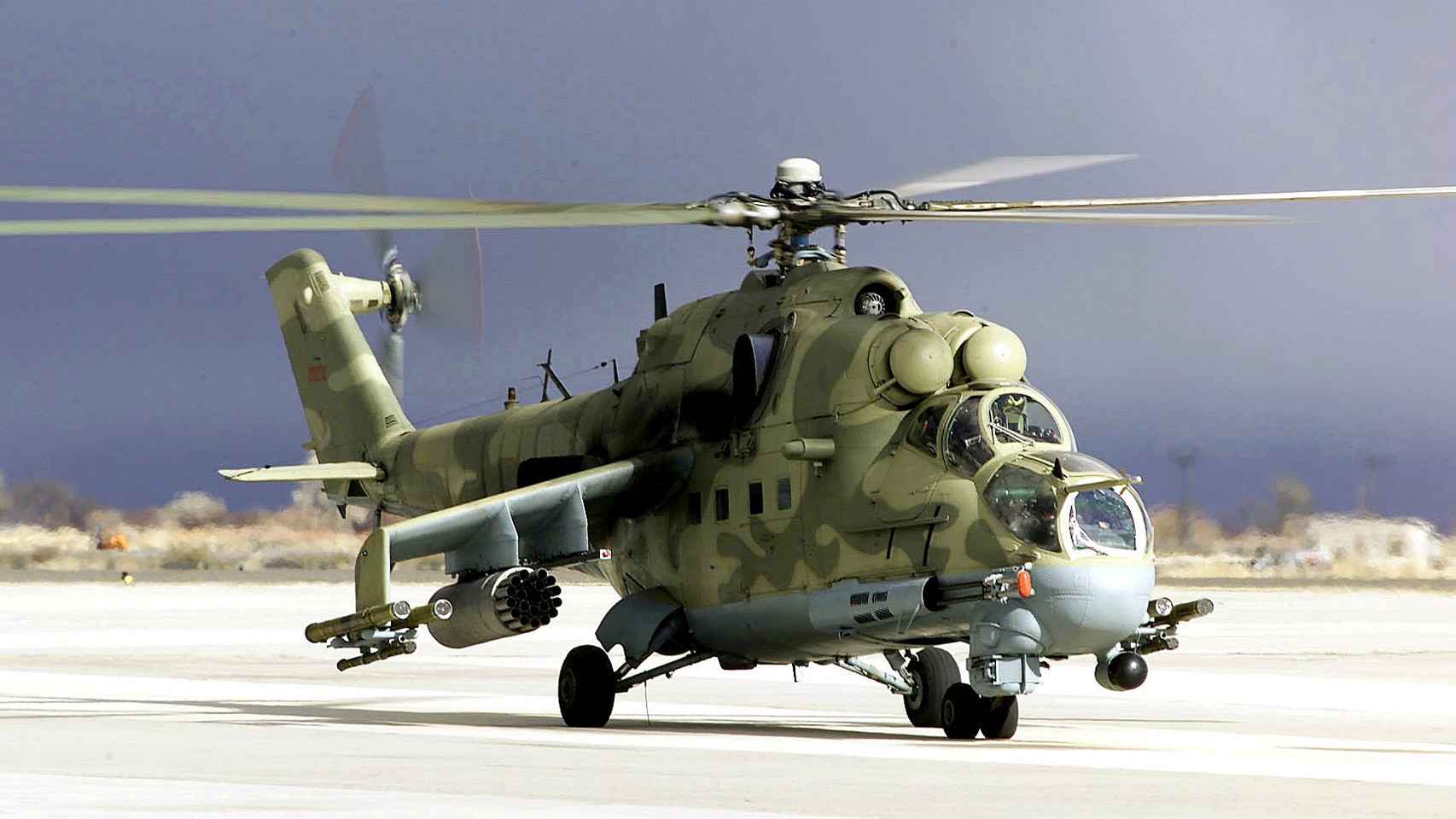 Mi-24 Desert ruso.