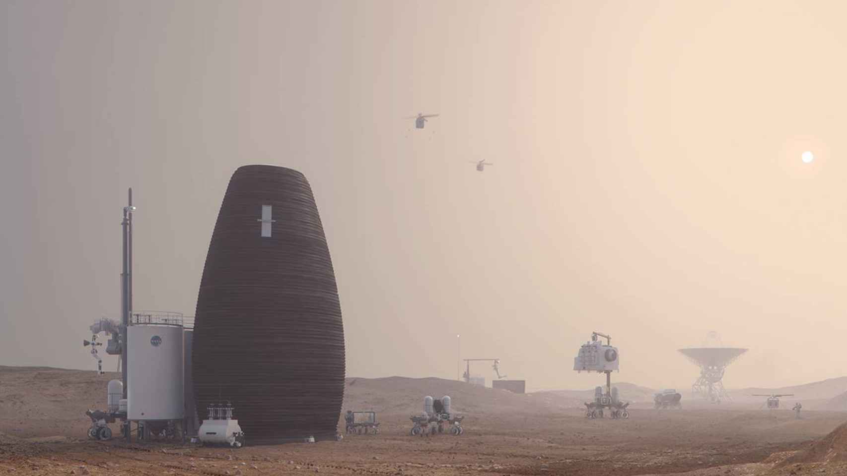 Casa marciana impresa en 3D