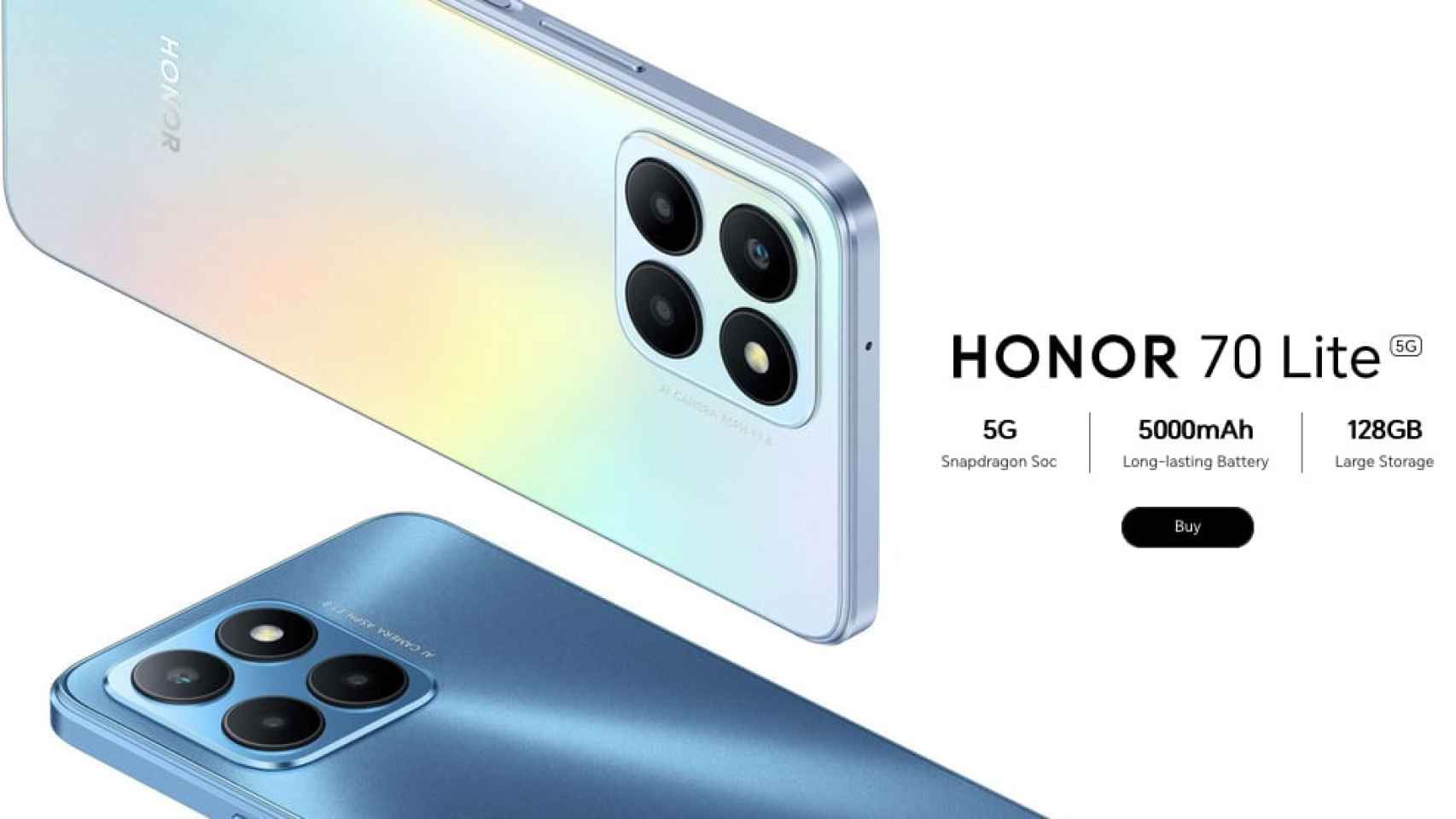 Nuevo Honor 70 Lite: barato, con 5G y buen diseño