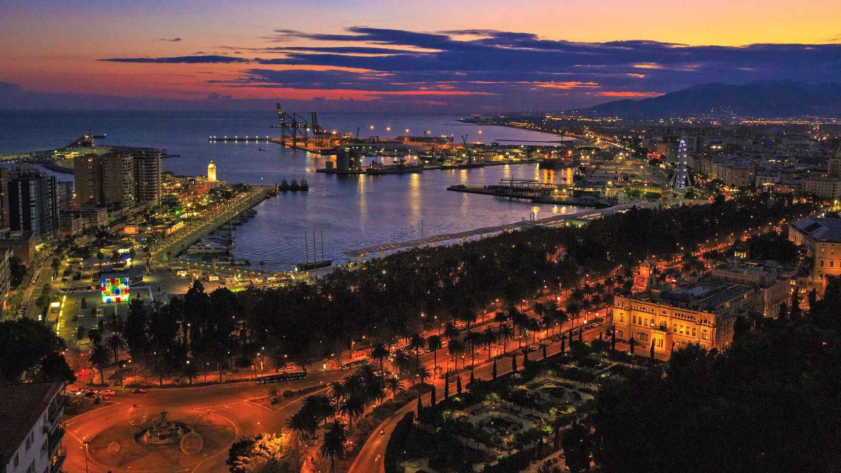Vista de la ciudad de Málaga. Foto: Robert Karyś from Pixabay