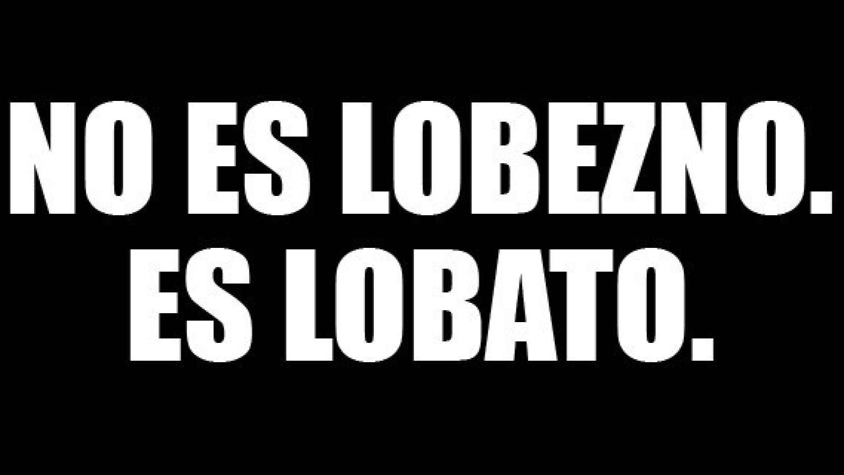 Imagen de la campaña del PSOE sobre Lobezno y Lobato.