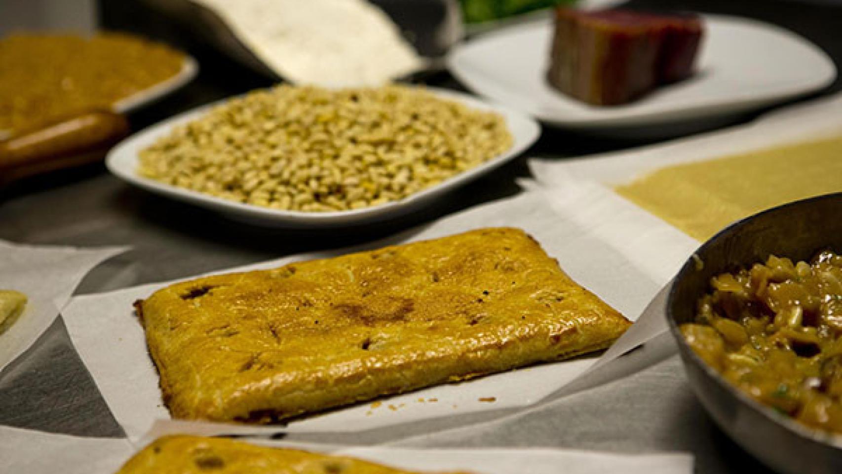 Coca amb tonyina de Horno Rafelet.