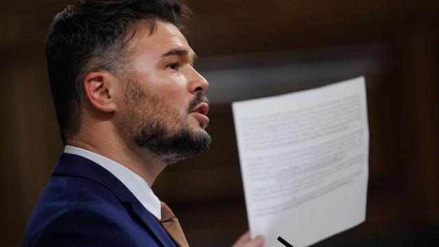 El portavoz de ERC en el Congreso, Gabriel Rufián.