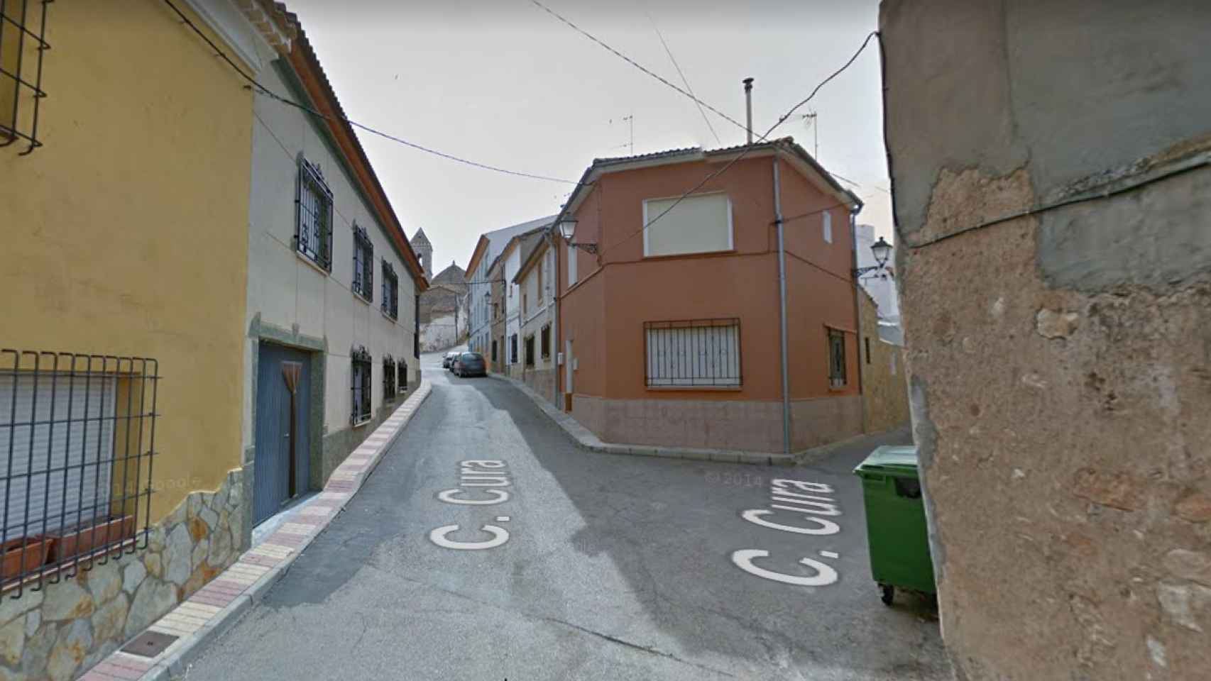 Calle Cura de Alborea (Albacete). Foto: Google Maps.