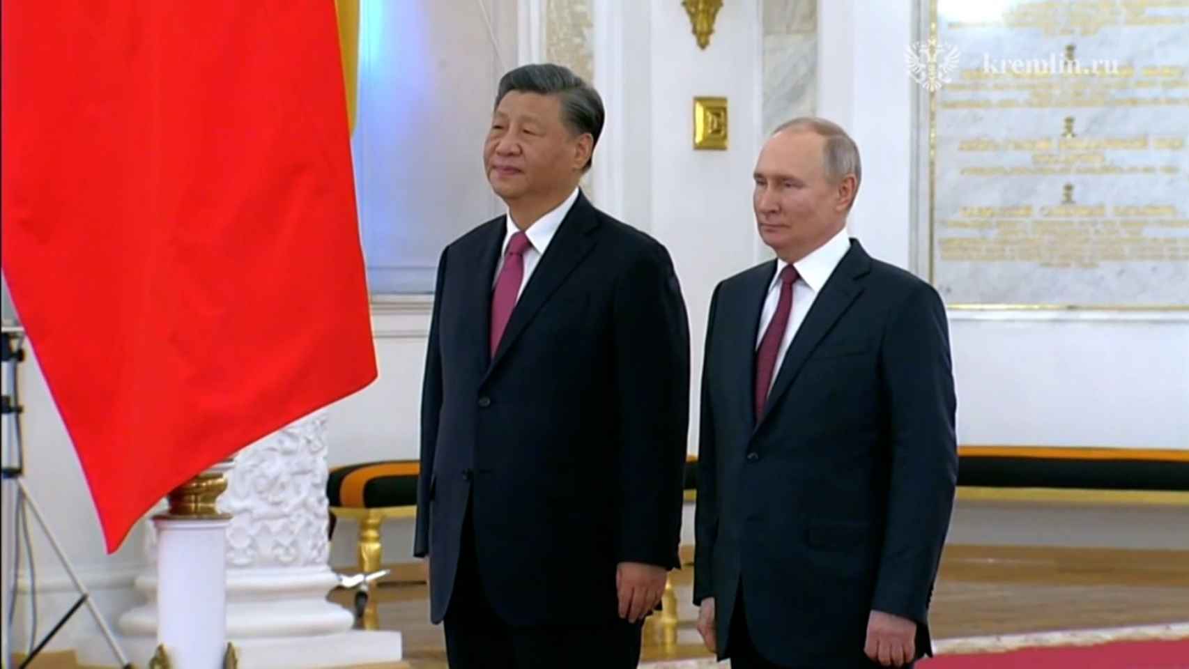 Vladimir Putin y  Xi Jinping, se reúnen en el Kremlin