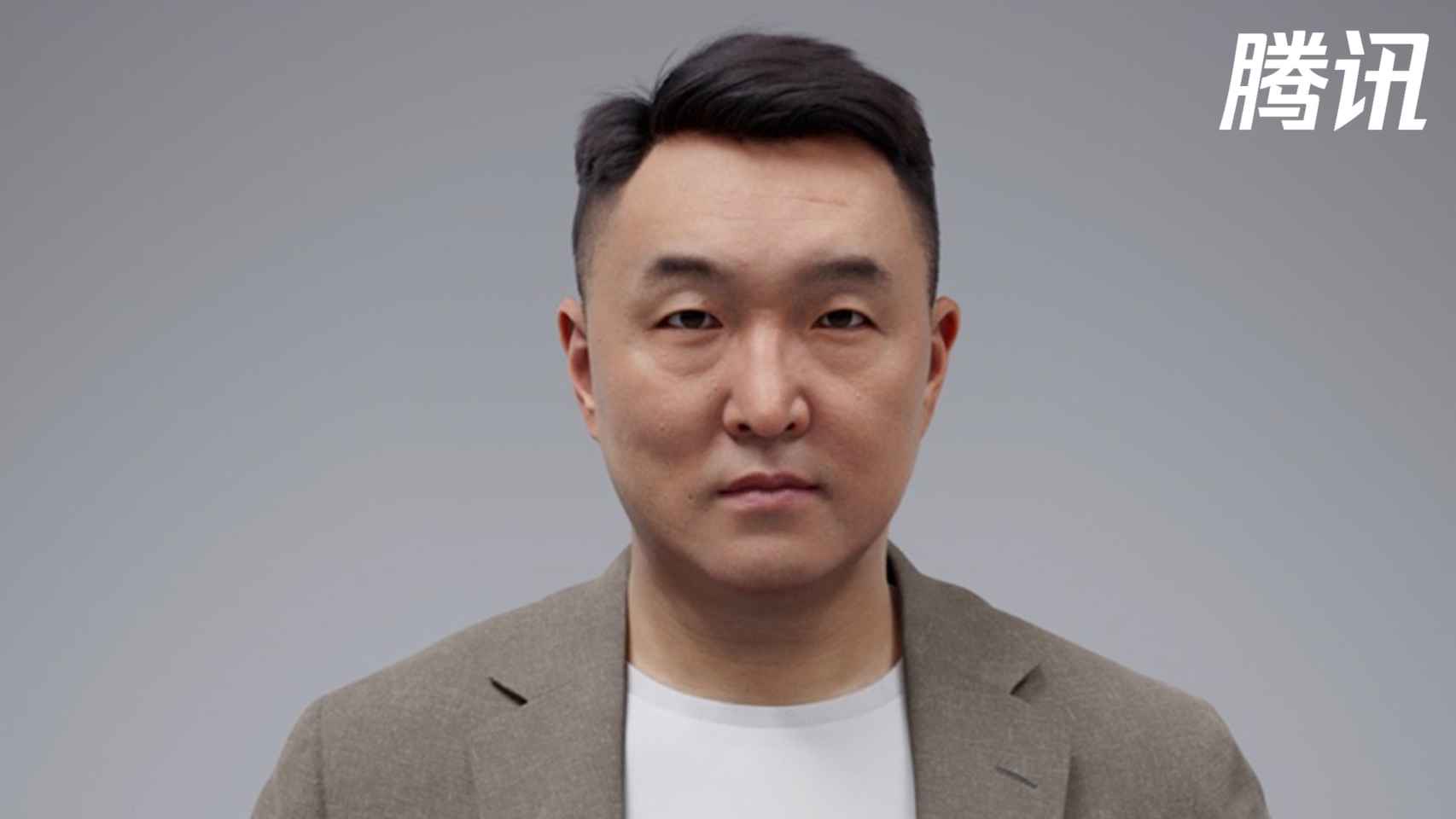 Doble digital de Steven Ma, Vicepresidente Primero (SVP) de Tencent que hizo el discurso de la empresa en SPARK 2022.