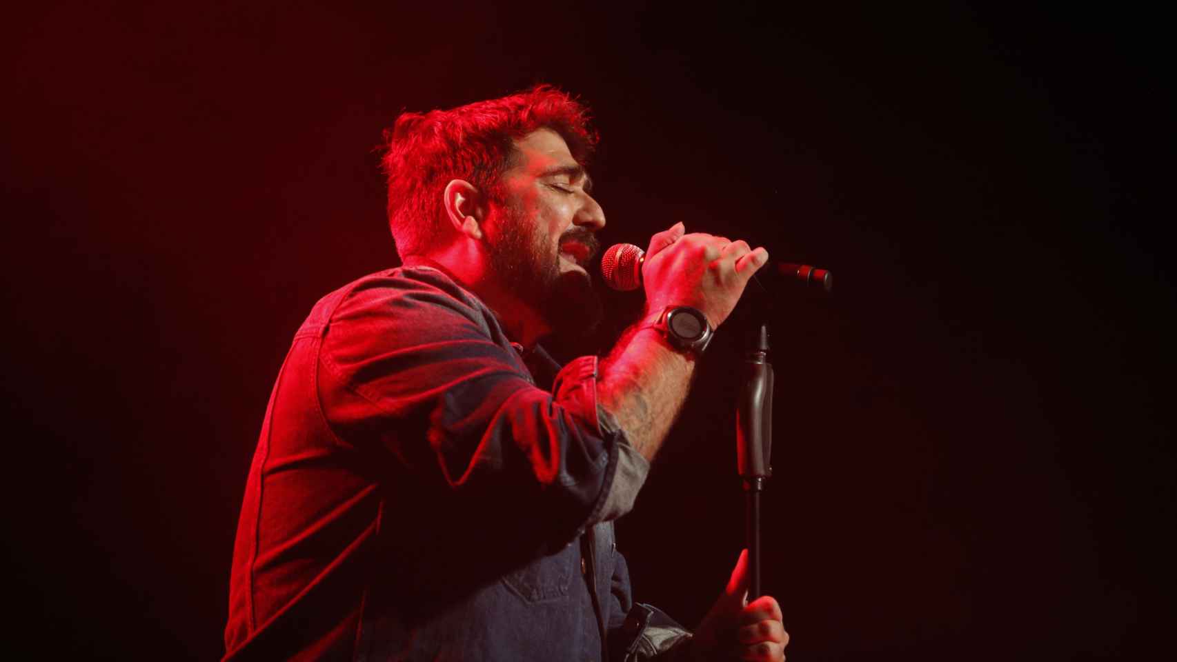 Antonio Orozco en un concierto celebrado en noviembre de 2017.