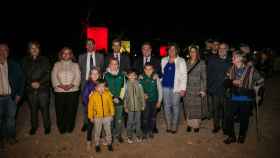 Inauguración de la nueva iluminación artística de la Sierra de los Molinos en Campo de Criptana (Ciudad Real)