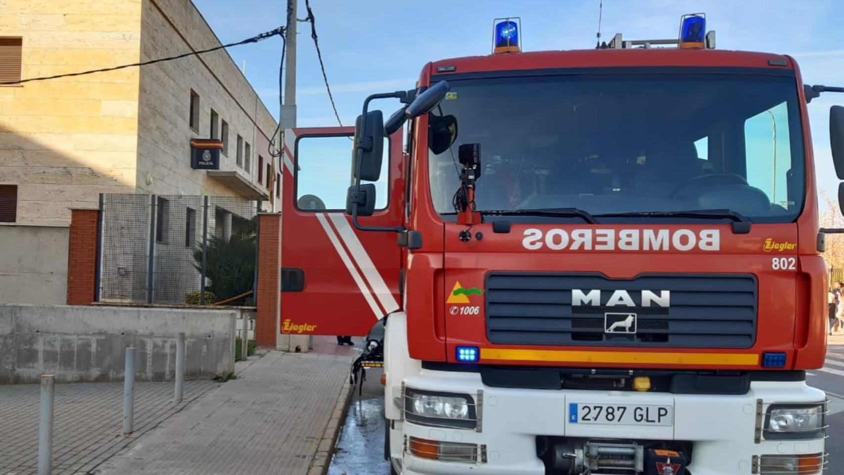 Imagen de archivo de los bomberos de Valdepeñas