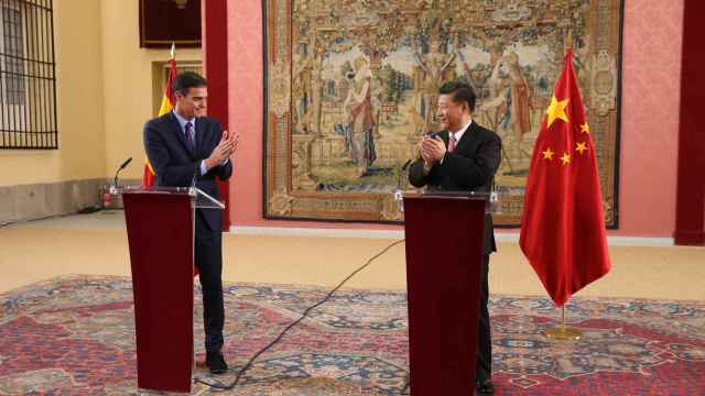 Pedro Sánchez y Xi Jinping, durante la última cumbre bilateral que celebraron, en España, 2018.