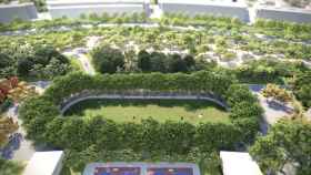 Así será la inmensa pradera de 67.000 m2 con 1.200 árboles que culminará Madrid Río