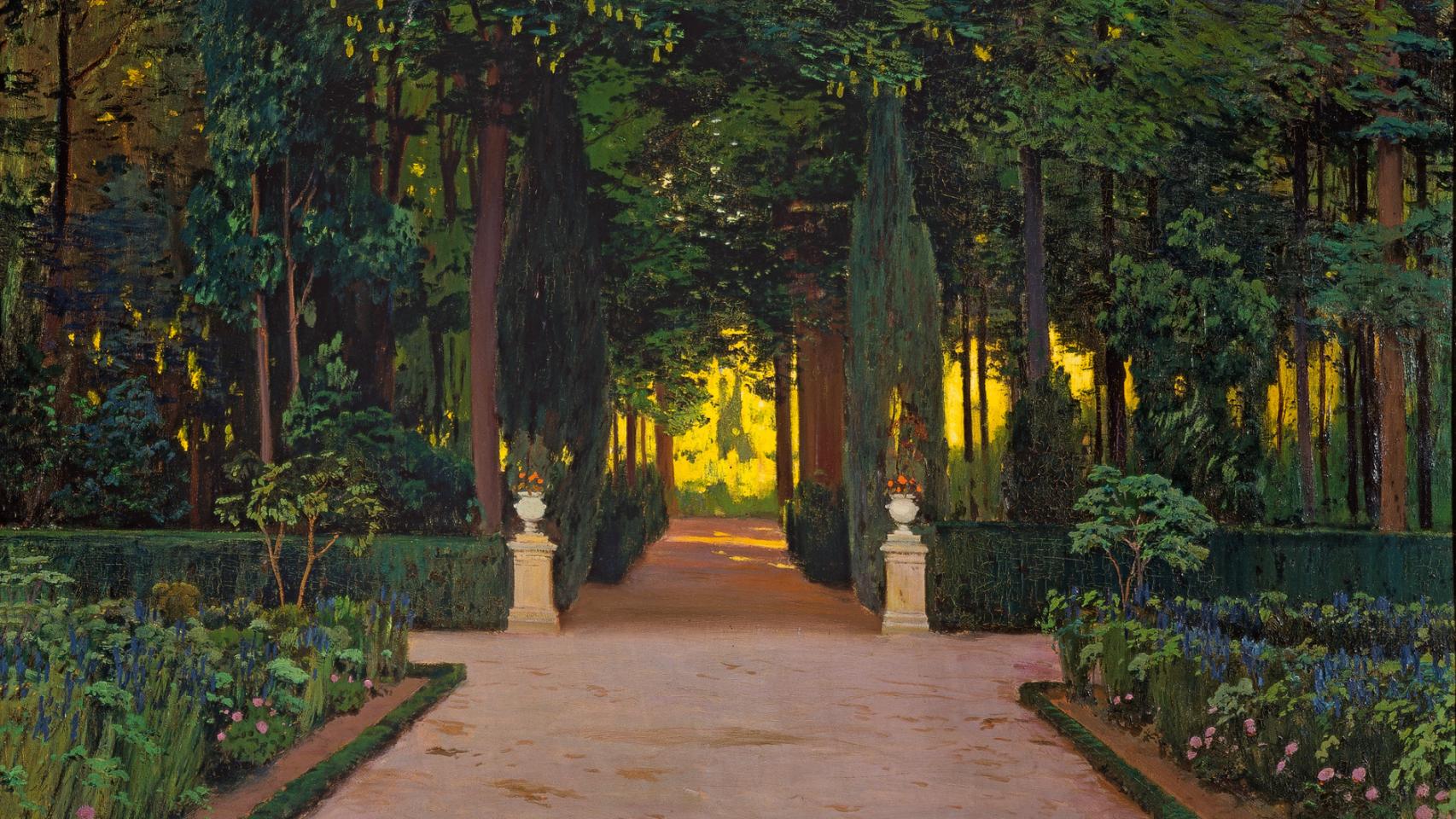 Santiago Rusiñol: 'Jardins de Aranjuez', c.  1899