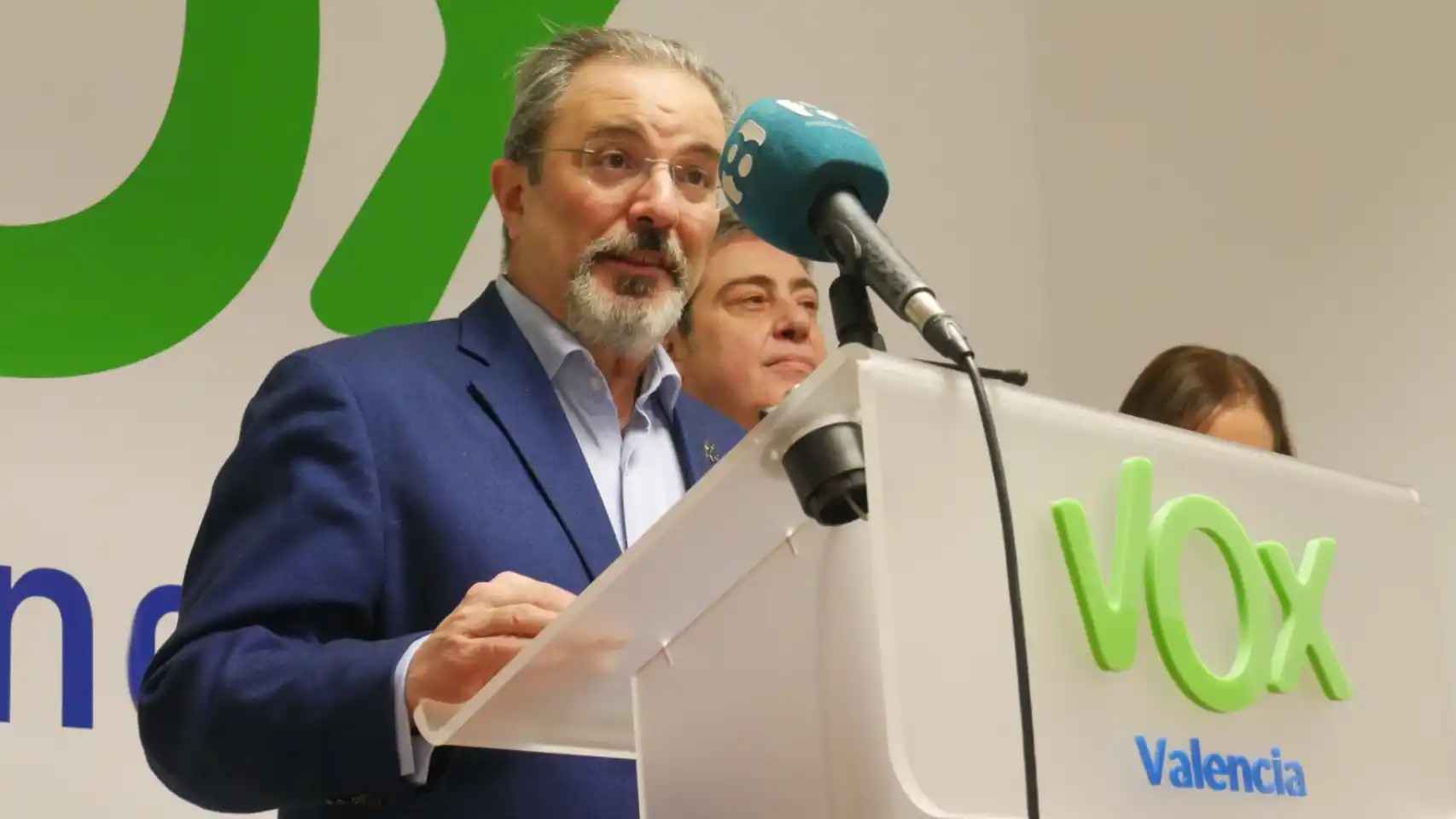 El candidato de Vox a la Generalitat, Carlos Flores.