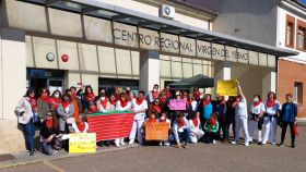Manifestación en Zamora de las cuidadoras sanitarias