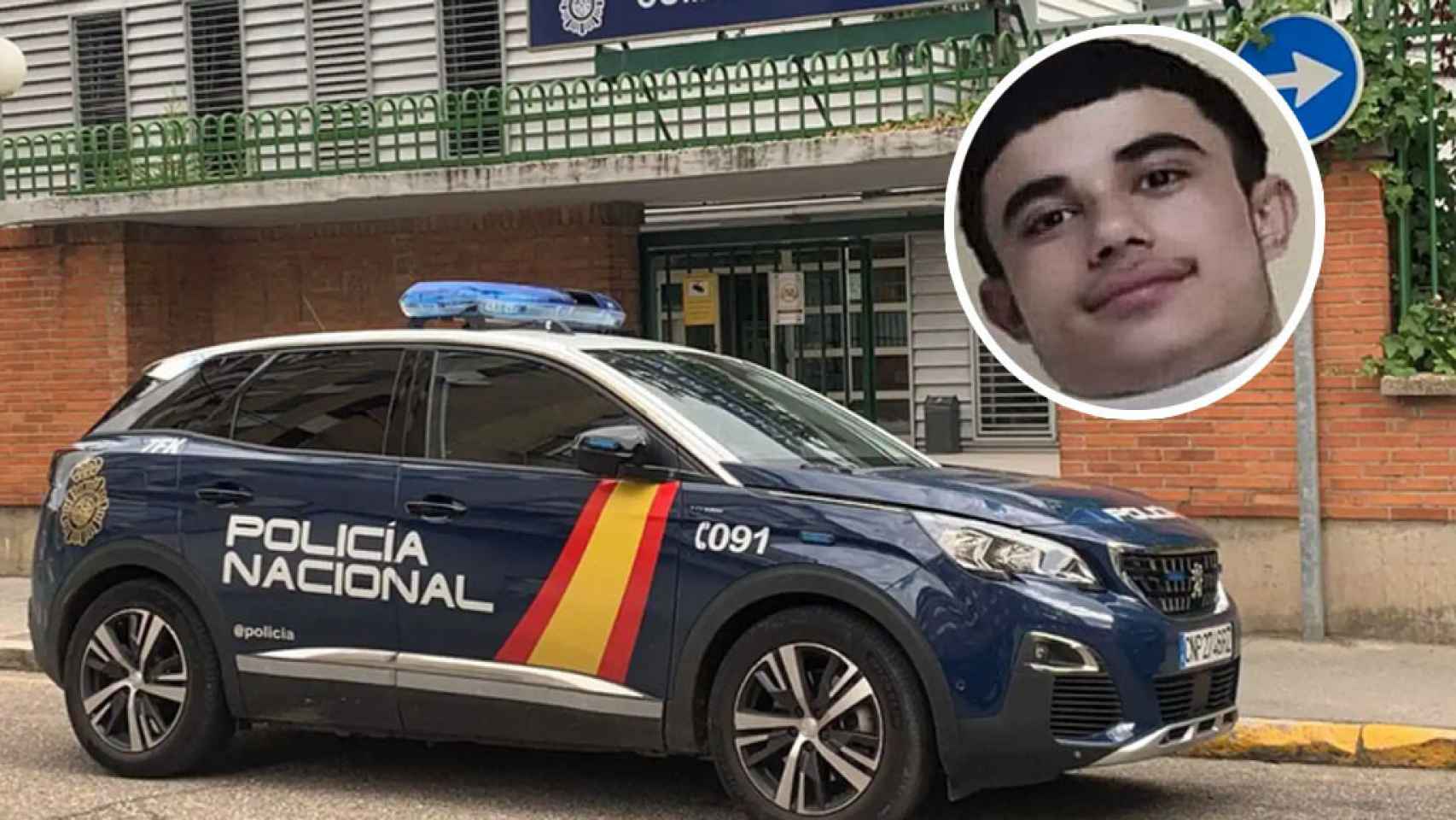 La comisaría de la Policía Nacional en Valladolid y Samuel