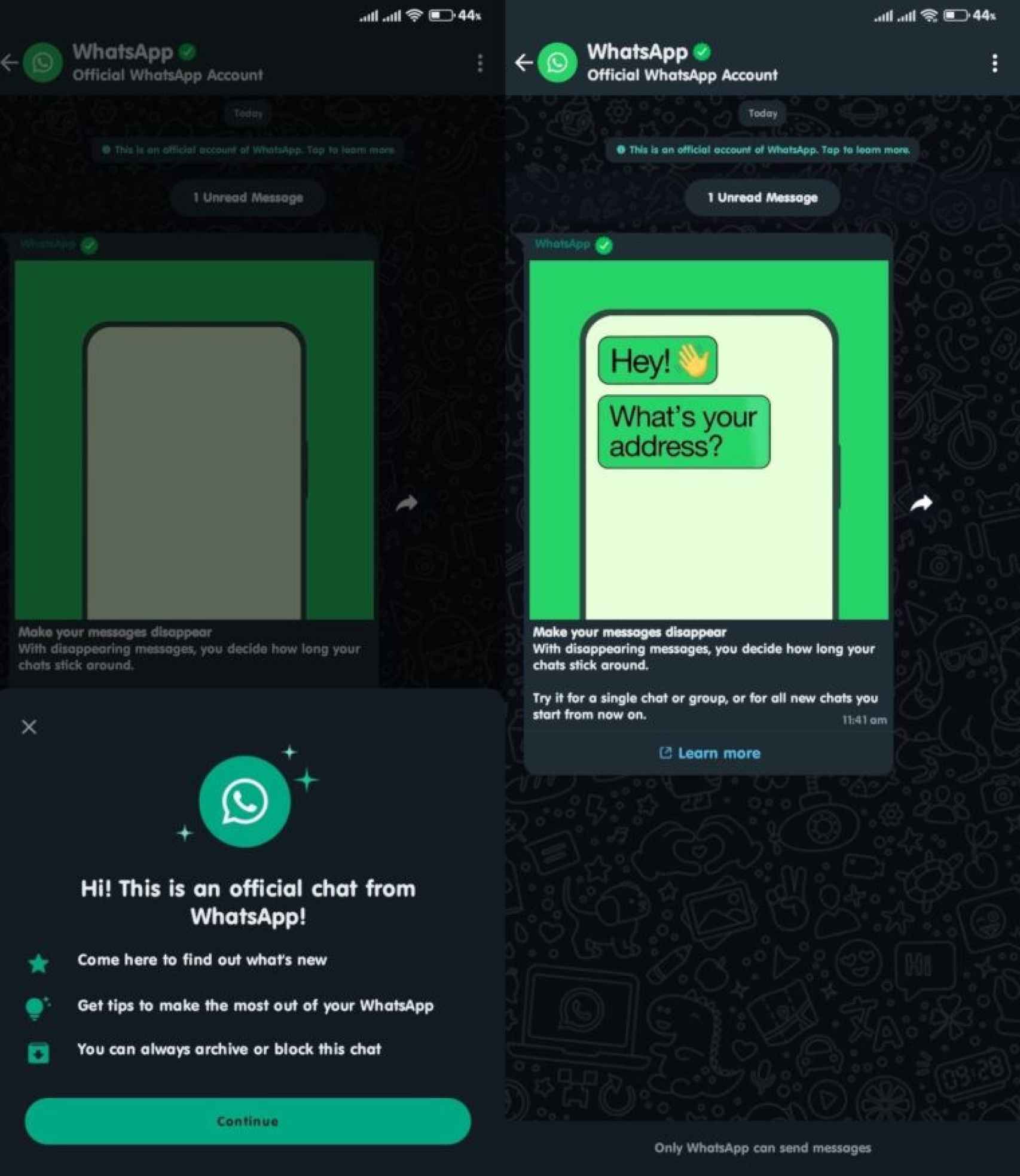 El chat oficial de WhatsApp nos contará trucos y funciones de la app