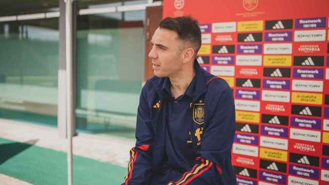 Iago Aspas, jugador de la Selección, durante la entrevista para EL ESPAÑOL