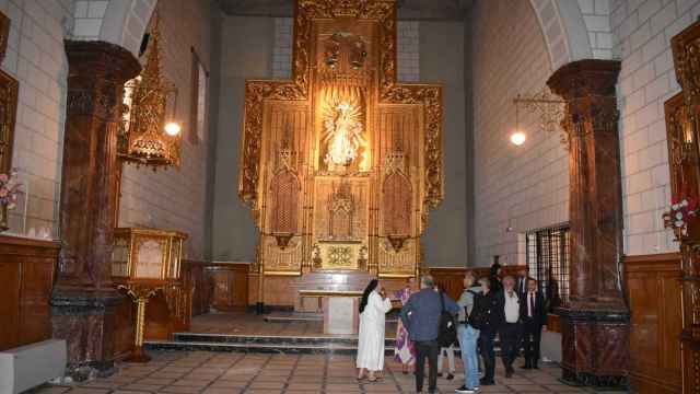 El retablo de la iglesia del convento de 'las Terreras', en Ciudad Real.