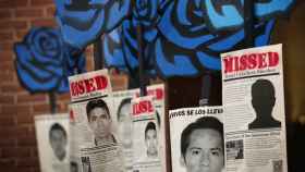 Protestas por las desapariciones de los estudiantes de Iguala.
