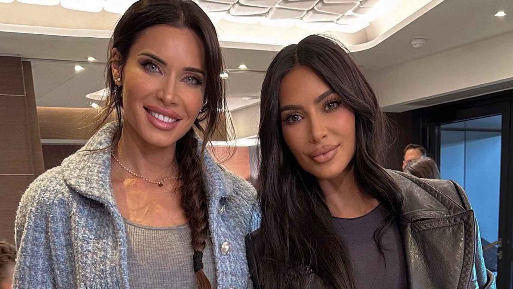 Pilar Rubio y Kim Kardashian. Fuente: Instagram.