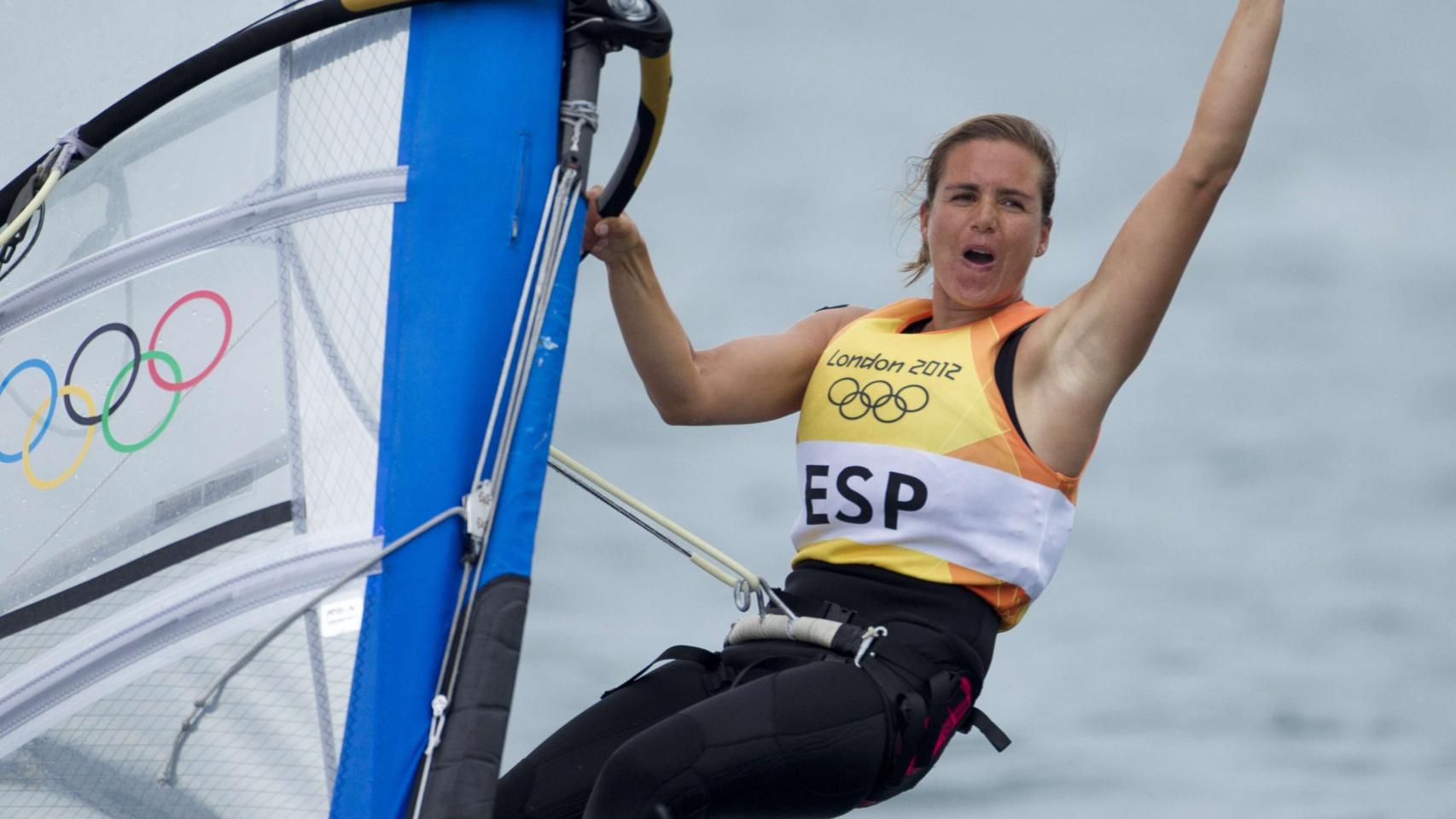 Marina Alabau, durante los Juegos Olímpicos de Londres 2012 donde ganó el oro.