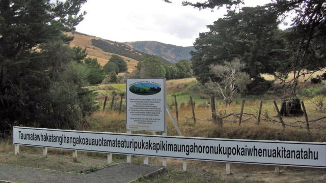 Cartel de Taumata Hill