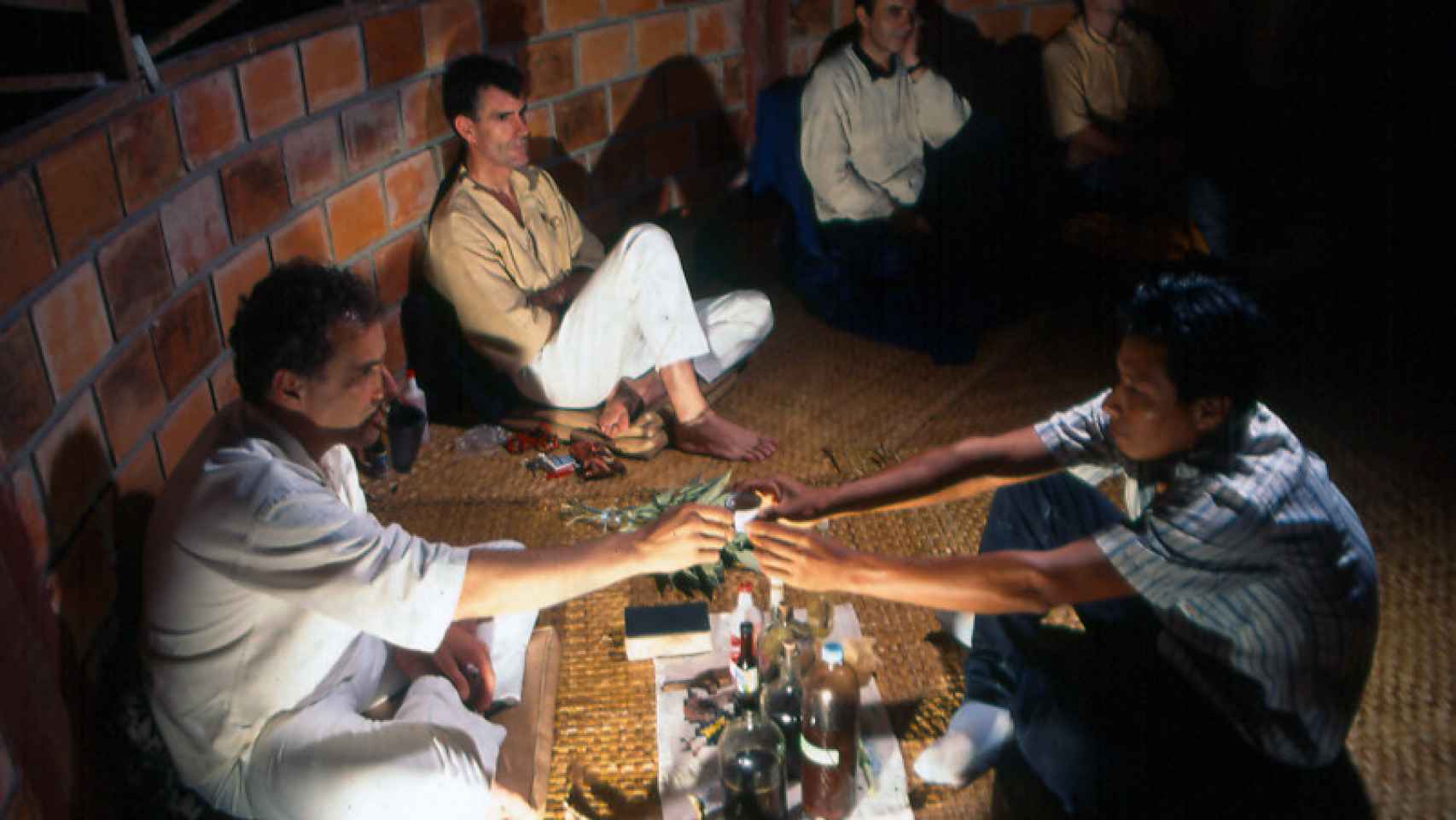 Ritual de consumo de ayahuasca, en una foto de archivo.