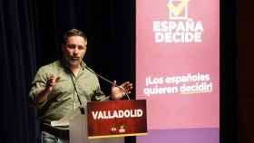 El presidente de Vox, Santiago Abascal, en Valladolid