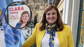 Clara Martín en un montaje de EL ESPAÑOL. Redes sociales