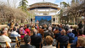 Presentación del proyecto de recuperación del parque de La Vega. Foto: Twitter @milagrostolon.