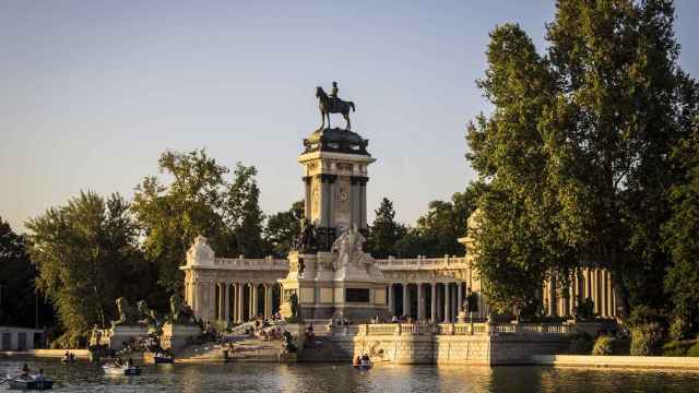 Vista del Parque de El Retiro, en Madrid.