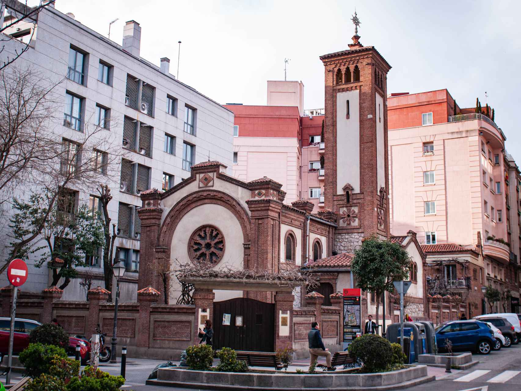 La iglesia de San Jorge, un templo anglicano en la calle Núñez de Balboa (Madrid).