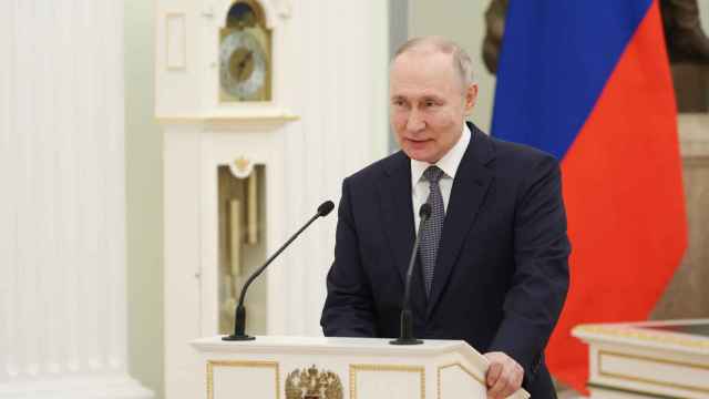 El presidente de Rusia, Vladímir Putin, durante un acto esta semana