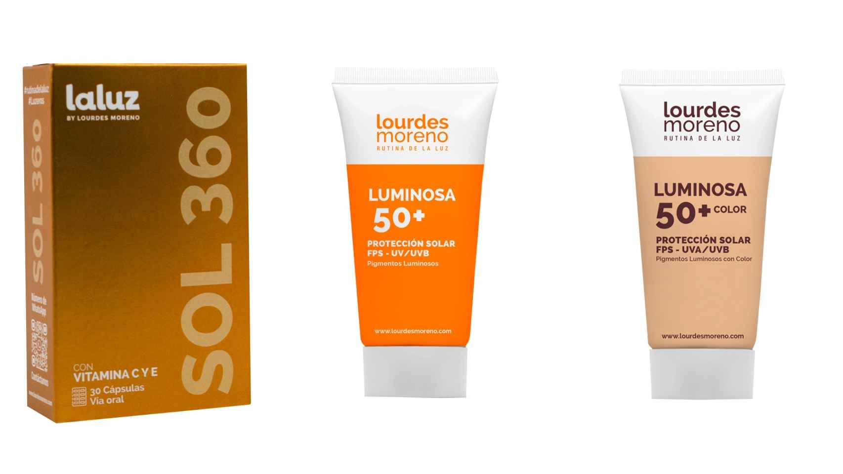Tres productos para el sol de Lourdes Moreno.