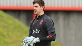 Thibaut Courtois, con la selección de Bélgica