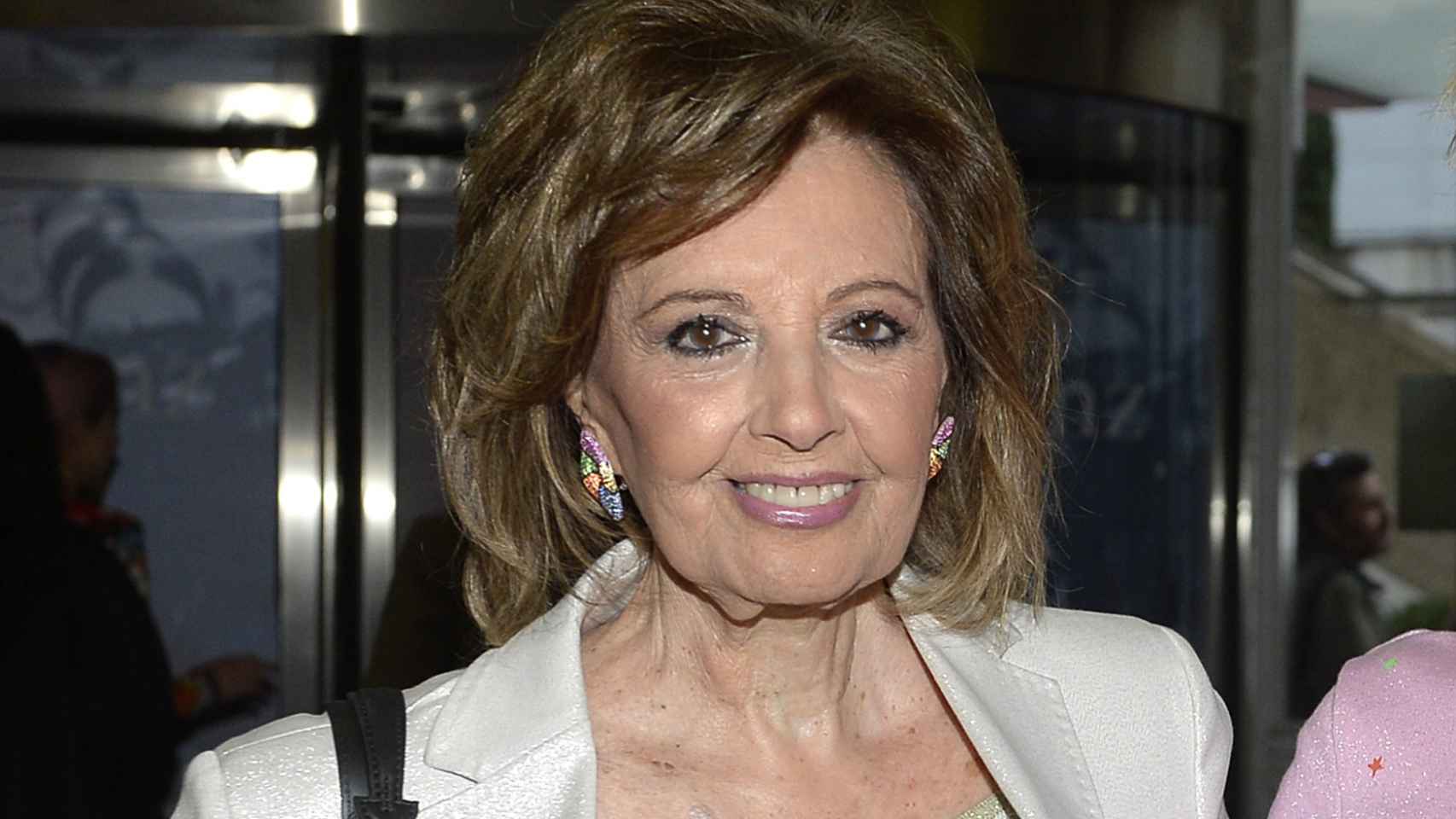 La legendaria presentadora María Teresa Campos en un acto público, en enero de 2020.