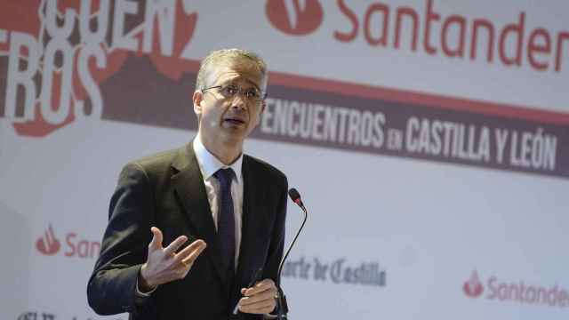 Pablo Hernández de Cos, gobernador del Banco de España, este lunes en una jornada organizada por 'El Norte de Castilla'.