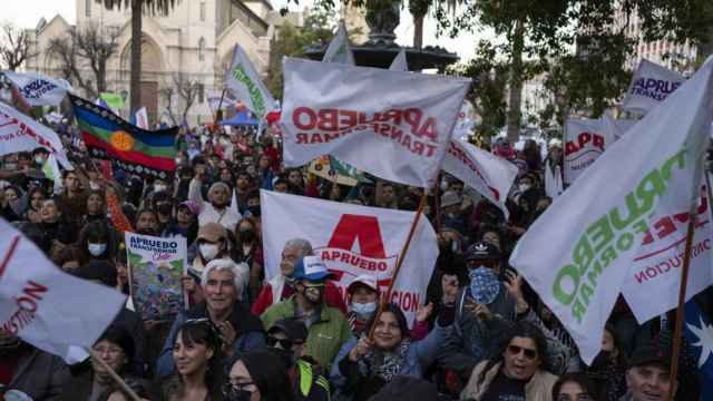 Manifestaciones en Chile.