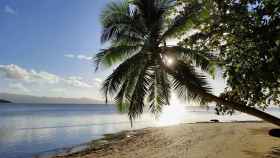 Una playa paradisiaca en las islas Fiyi