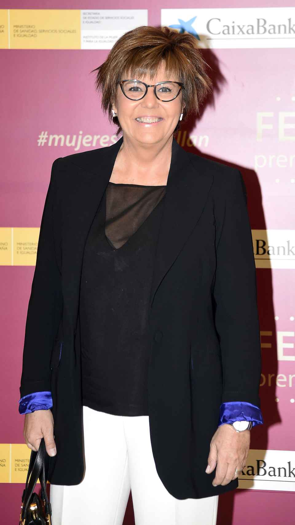 María Escario en la 26 edición de los Premios Fedepe, en octubre de 2017, en Madrid.