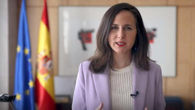 La líder de Podemos y ministra de Derechos Sociales, Ione Belarra, en el Consejo de Ministros en una imagen de archivo.