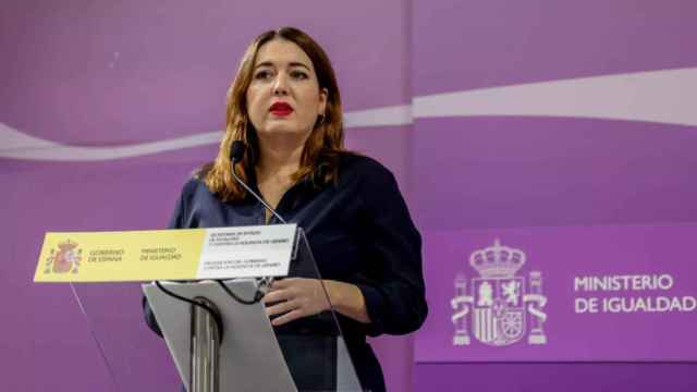 La secretaria de Estado de Igualdad y contra la Violencia de Género, Ángela Rodríguez Pam, en una comparecencia en el ministerio de Igualdad