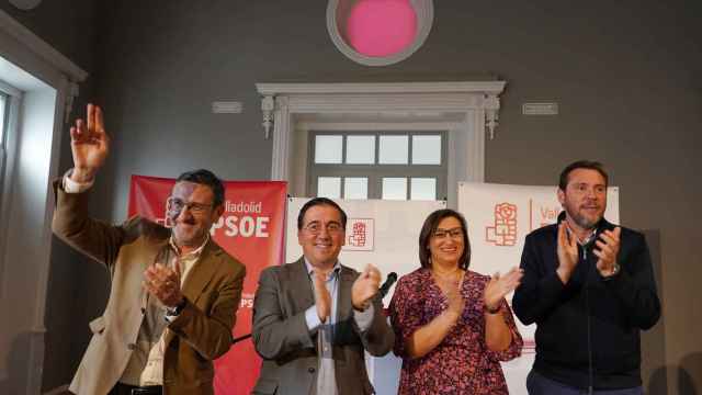 Acto del PSOE para la presentación de la candidatura de Medina de Rioseco (Valladolid)
