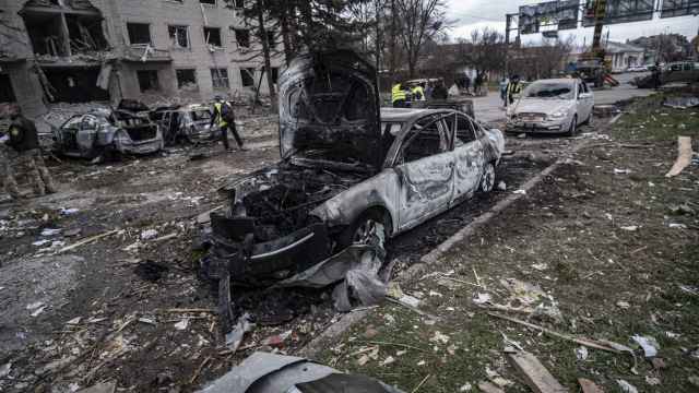 Bombardeo en Sloviansk