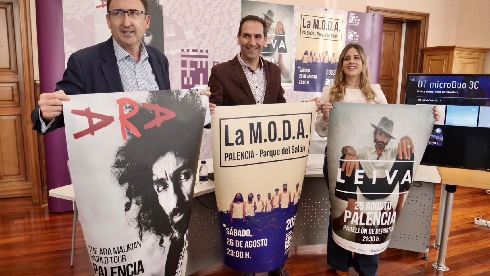 Presentación de conciertos de las fiestas de San Antolín de Palencia.